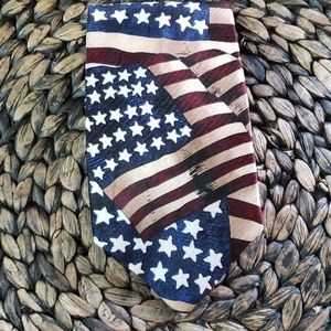American flag tie